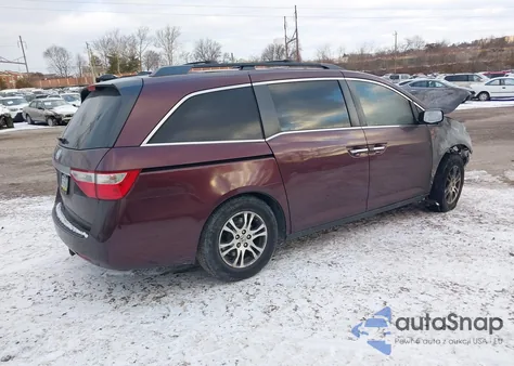 2011 Honda Odyssey Ex-L из США, поврежденный, VIN 5FNRL5H63BB065353